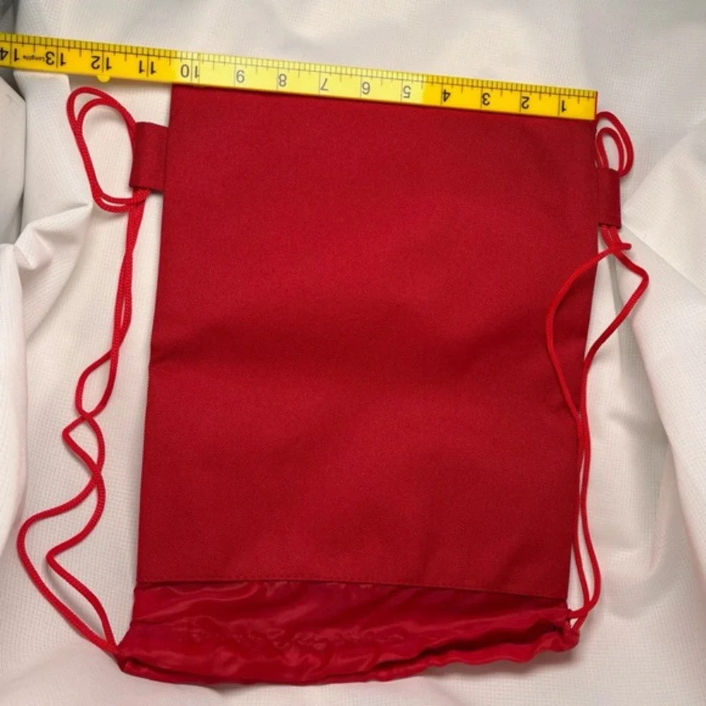 Disney Mickey & Minnie Drawstring Bag Backpack‎ Cinch Sack Red